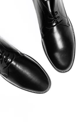 Black Lace Chukka Boots