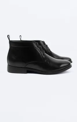 Black Lace Chukka Boots