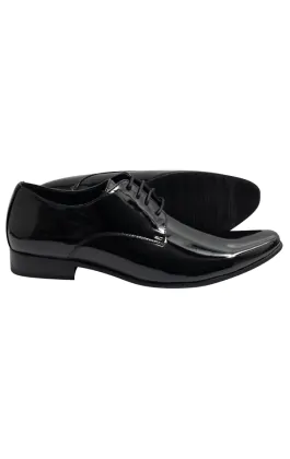 Dobell Black Patent Contemporary Dress Shoes Dobell