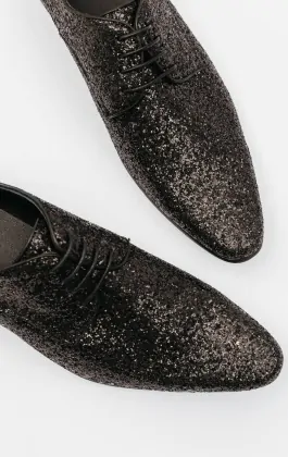 Black sparkly evening shoes store