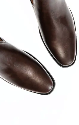 Dark Brown Chelsea Boots