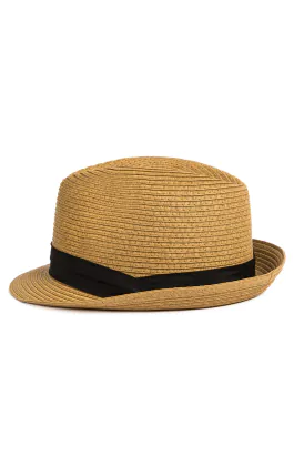 Camel Summer Trilby Hat
