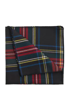 Green Tartan Handkerchief