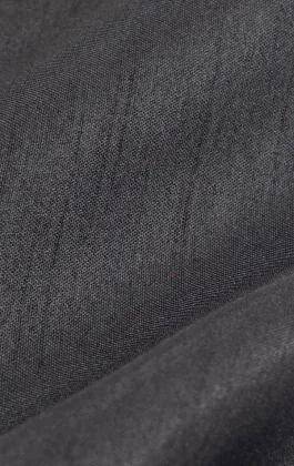 Dark Grey Dupion Handkerchief