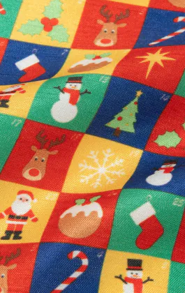 Advent Calendar Christmas Handkerchief