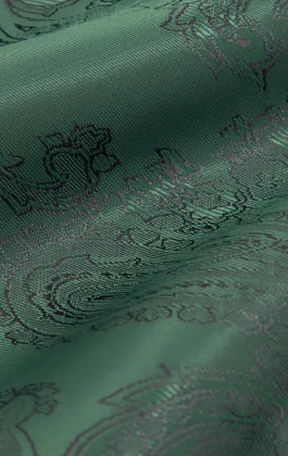 Racing Green Paisley Handkerchief