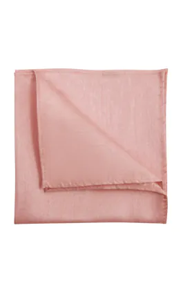 Dusty Pink Dupion Handkerchief