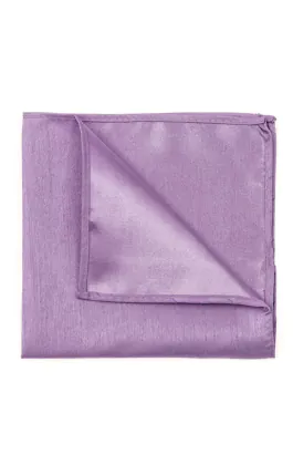 Lavender Dupion Handkerchief