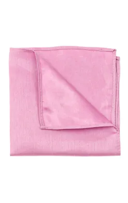 Pink Dupion Handkerchief