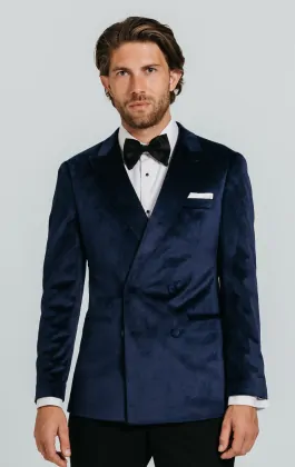 Dobell Tuxedo Dinner Suits Dobell Mens Navy Blue Tuxedo Dinner Jacket Slim Fit Velvet Contrast Shawl Lapel-42R - ShopStyle Dobell Blue Velvet Dinner Jacket