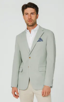 Sage Green Cotton Twill Jacket