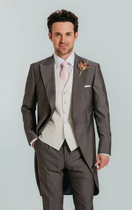 Silver Grey Morning Tailcoat
