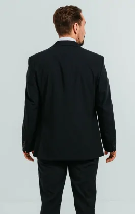 Dobell Navy Suit Jacket Dobell