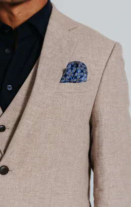 Sand Linen Suit Jacket