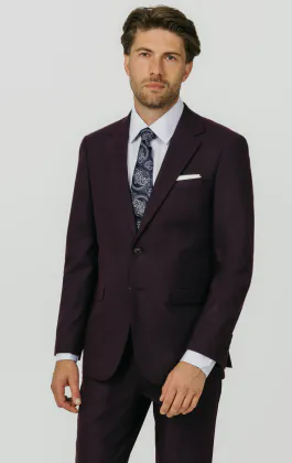 Blackberry Twill Suit