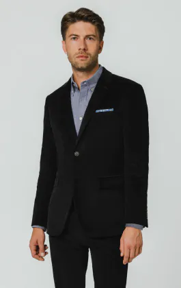 Black Corduroy Suit