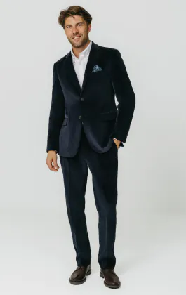Navy Corduroy Suit
