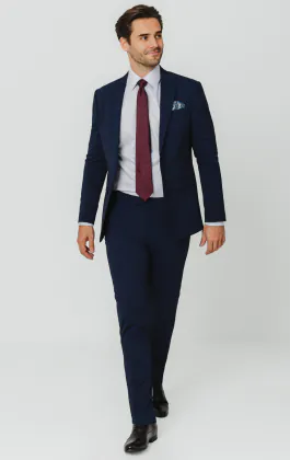 Blue Slim Suit