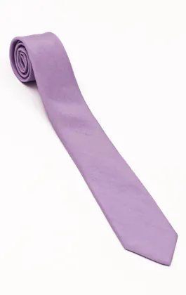 Lavender Dupion Tie