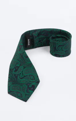 Green Paisley Tie