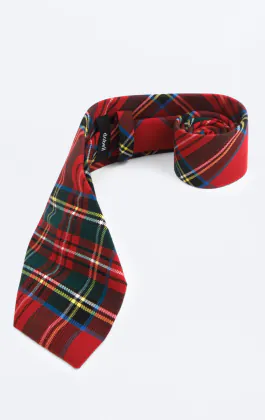 Red Tartan Tie
