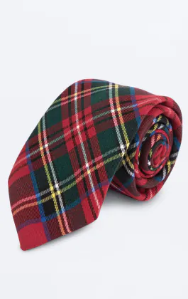 Red Tartan Tie