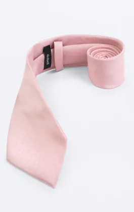 Light Pink Dupion Tie