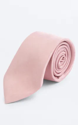 Light Pink Dupion Tie