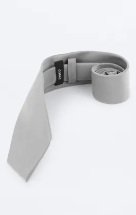 Silver Poly Tie