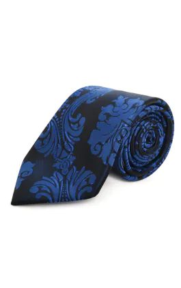 Blue Victorian Jacquard Tie