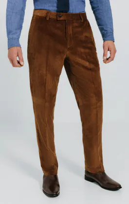 Mid Brown Corduroy Trousers