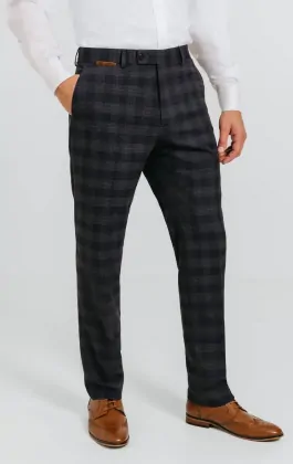 テンダーロイン　STOLE CHECKER NAVY wct10030-dobell-navy-heritage-