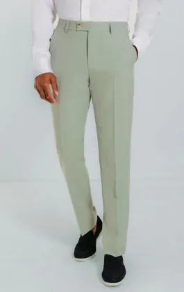 Pale Green Suit Trousers