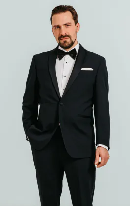 Navy Shawl Lapel Tuxedo