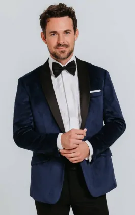 Men s Velvet Tuxedos Velvet Dinner Jackets Dobell