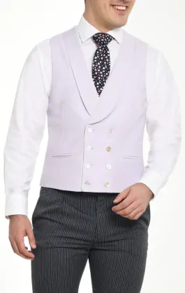 Mens lilac waistcoat hot sale