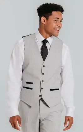 Men s Grey Waistcoats Shop Online Dobell