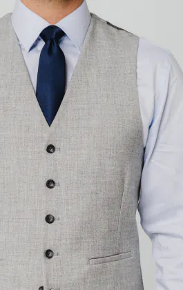 Grey Flannel Waistcoat