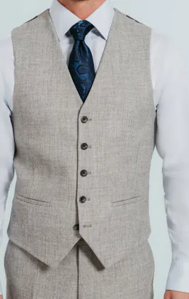Grey Flannel Waistcoat
