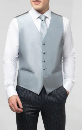 Mens silver waistcoat online