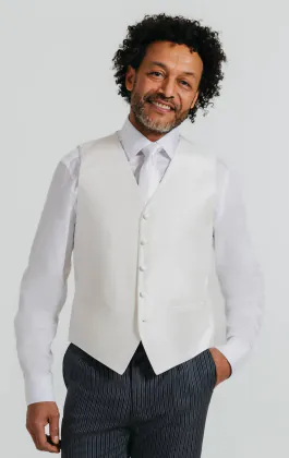 Ivory Dupion Waistcoat