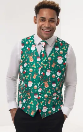 Mens festive waistcoats new arrivals