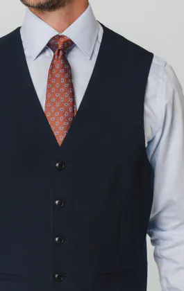 Navy Waistcoat