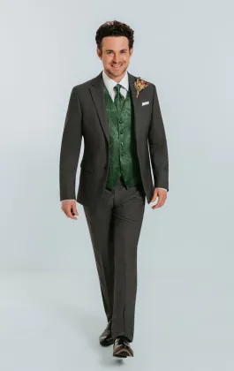 Racing Green Paisley Waistcoat