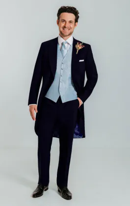 Light Blue Paisley Waistcoat