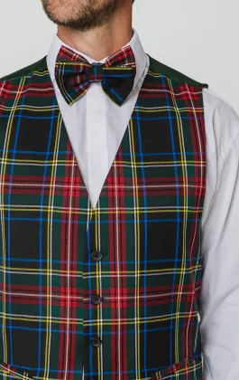 Green Tartan Waistcoat