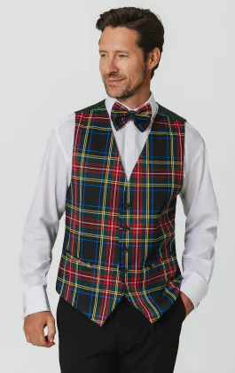 Green Tartan Waistcoat