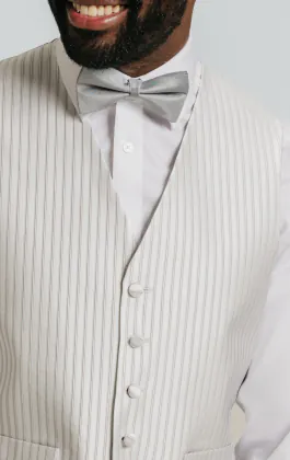 Heirloom Silver Stripe Waistcoat