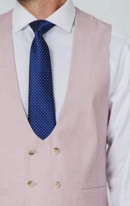 Rose Pink Sharkskin Waistcoat