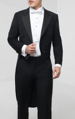 2 Piece White Tie Dress Shirt Waistcoat Bow Tie